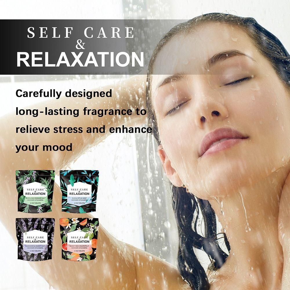 4 Tablets/Pack Self Care Relax - Shower Steamer Tablet recension och pris