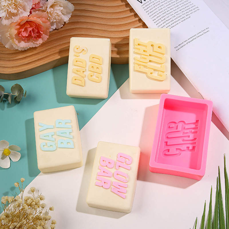 Fight Club Letters Soap Silico - Bath Bomb Mold recension och pris