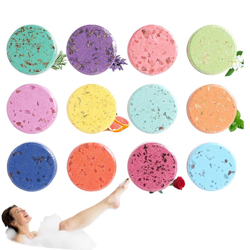 12pcs Essence Oil Shower Table - Shower Steamer Tablet recension och pris