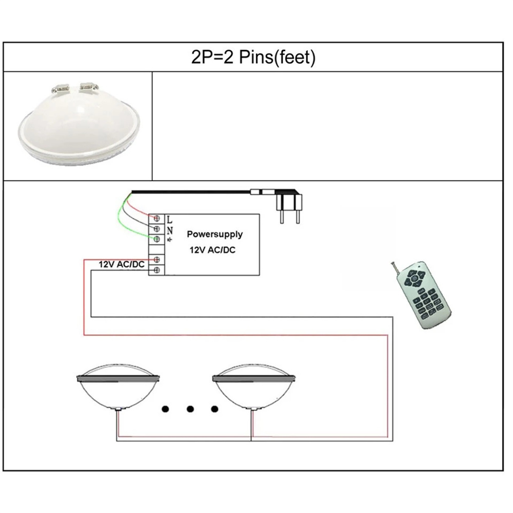 25W PAR56 RGB LED Swimming Poo - Xy Spa & Wellness Photos recension och pris