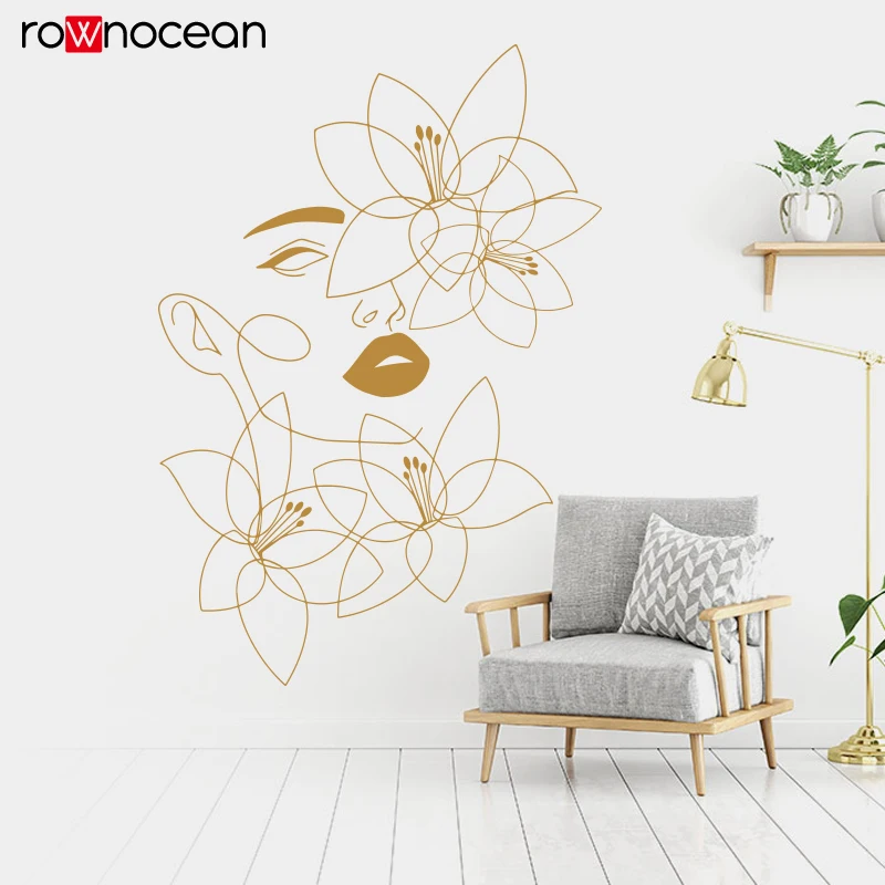 One Line Wall Decals Beauty Wa - Wellness Spa And Salon recension och pris