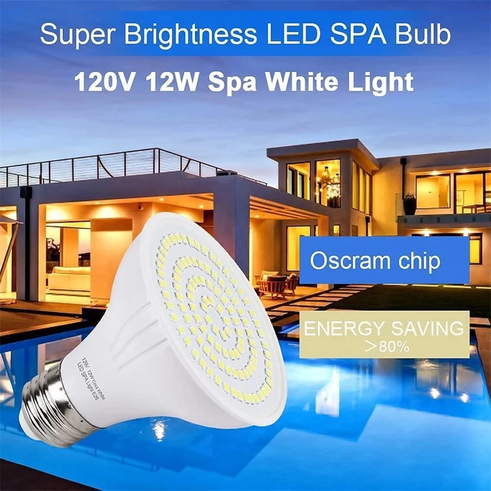 LED Swimming Pool Light E27 E2 - Xy Spa & Wellness Photos recension och pris