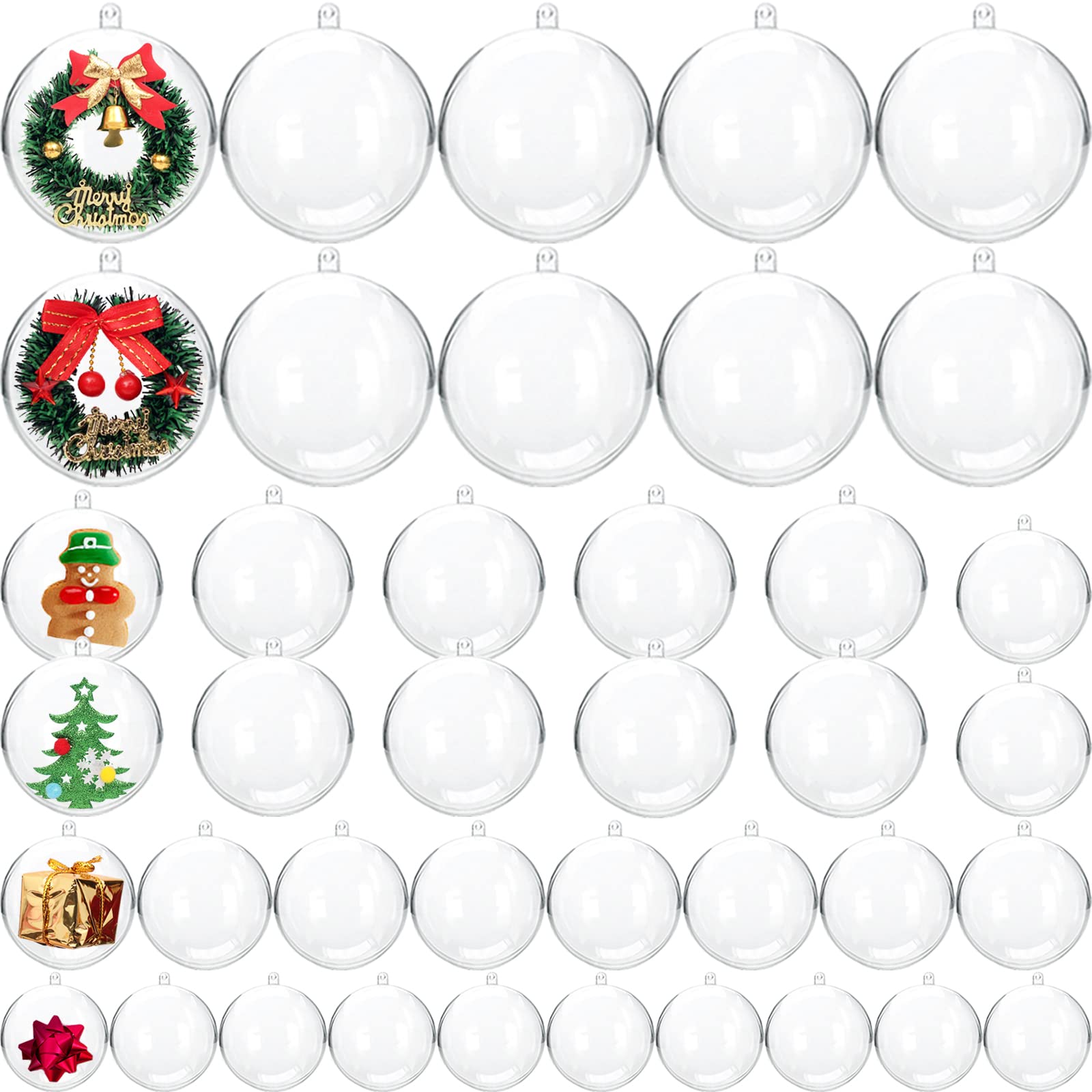 Clear Plastic Ornaments Balls, - Bath Bomb Mold recension och pris
